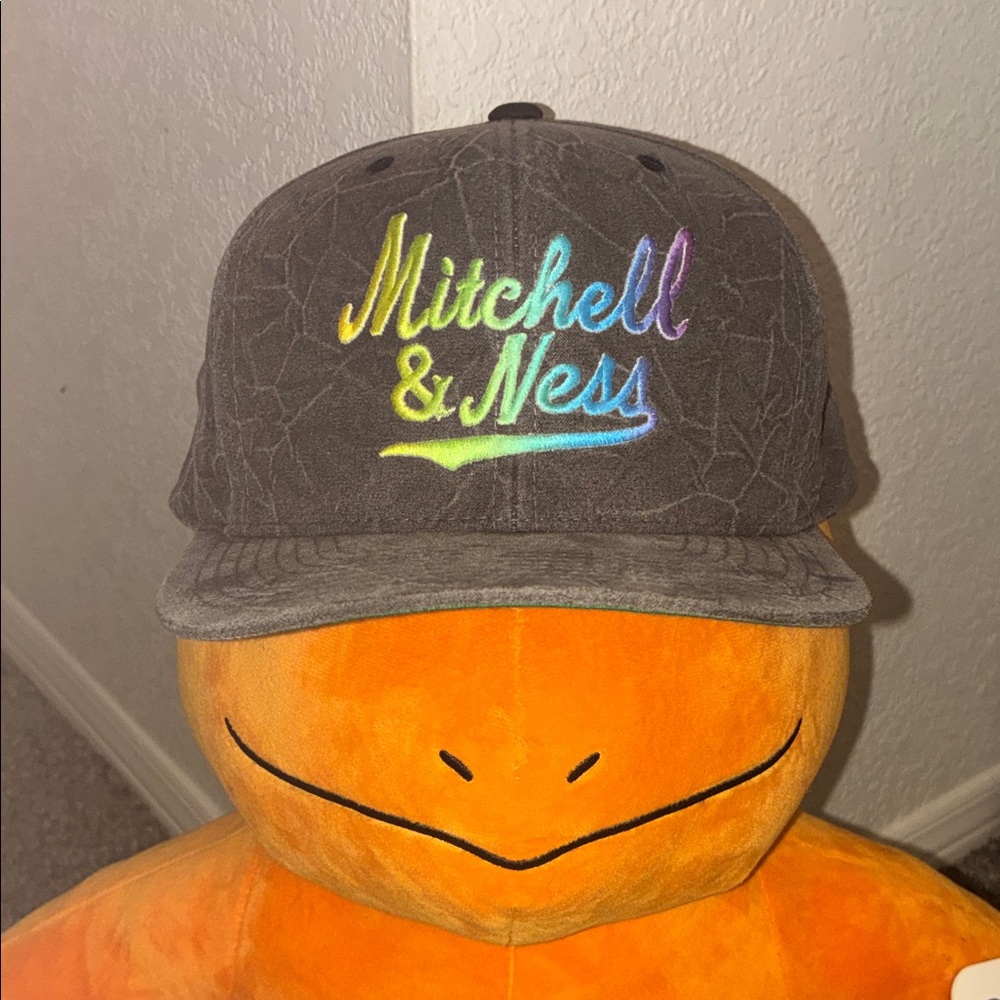 Mitchell & Ness Snapback Hat with Colorful Script